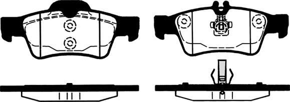 Raicam RA.0822.0 - Kit de plaquettes de frein, frein à disque cwaw.fr