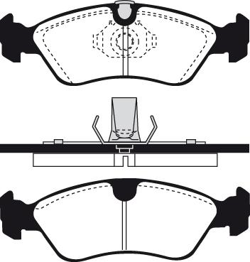 Raicam RA.0395.1 - Kit de plaquettes de frein, frein à disque cwaw.fr