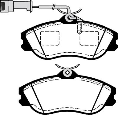 Quattro Freni QF56303 - Kit de plaquettes de frein, frein à disque cwaw.fr