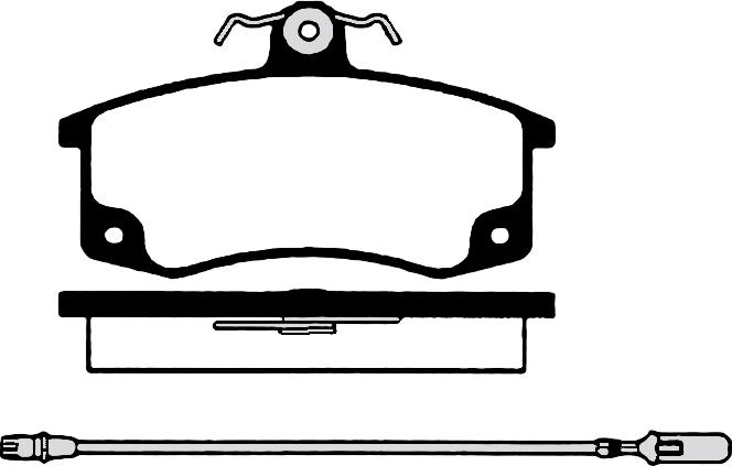 Raicam RA.0353.0 - Kit de plaquettes de frein, frein à disque cwaw.fr