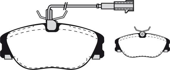 Raicam RA.0352.5 - Kit de plaquettes de frein, frein à disque cwaw.fr