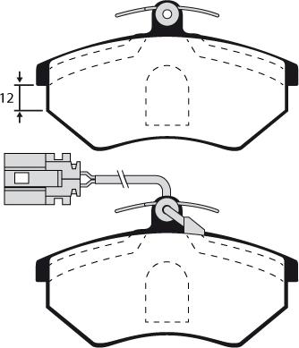 Raicam RA.0310.4 - Kit de plaquettes de frein, frein à disque cwaw.fr