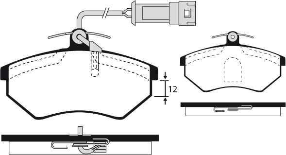 Raicam RA.0310.5 - Kit de plaquettes de frein, frein à disque cwaw.fr