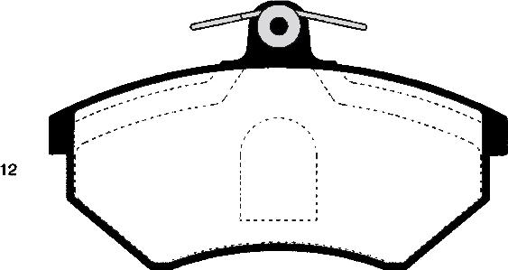 Raicam RA.0310.2 - Kit de plaquettes de frein, frein à disque cwaw.fr