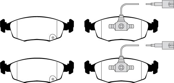 Raicam RA.0318.9 - Kit de plaquettes de frein, frein à disque cwaw.fr