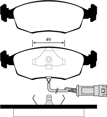 Raicam RA.0318.0 - Kit de plaquettes de frein, frein à disque cwaw.fr