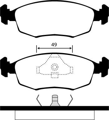 Raicam RA.0318.1 - Kit de plaquettes de frein, frein à disque cwaw.fr