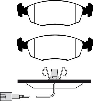 Raicam RA.0318.8 - Kit de plaquettes de frein, frein à disque cwaw.fr