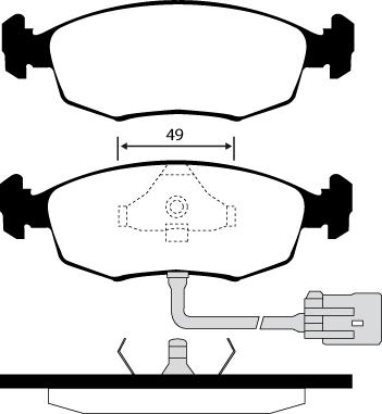 Raicam RA.0318.2 - Kit de plaquettes de frein, frein à disque cwaw.fr