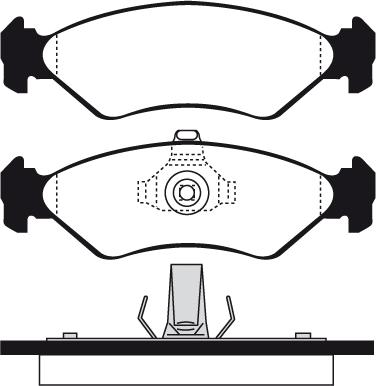 Raicam RA.0384.2 - Kit de plaquettes de frein, frein à disque cwaw.fr