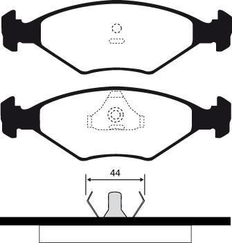 Raicam RA.0331.5 - Kit de plaquettes de frein, frein à disque cwaw.fr