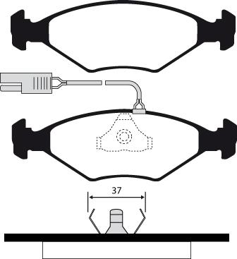 Raicam RA.0331.0 - Kit de plaquettes de frein, frein à disque cwaw.fr