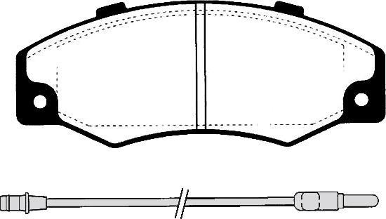 Raicam RA.0324.0 - Kit de plaquettes de frein, frein à disque cwaw.fr