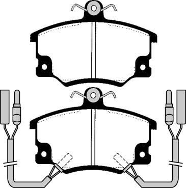 Spidan 0.080211 - Kit de plaquettes de frein, frein à disque cwaw.fr