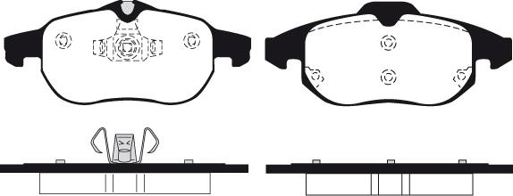 Raicam RA.0797.0 - Kit de plaquettes de frein, frein à disque cwaw.fr