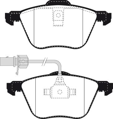 Raicam RA.0741.0 - Kit de plaquettes de frein, frein à disque cwaw.fr