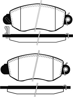 Raicam RA.0757.0 - Kit de plaquettes de frein, frein à disque cwaw.fr