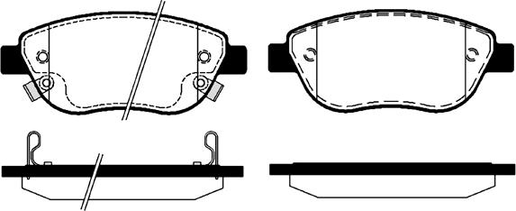 Raicam RA.0761.8 - Kit de plaquettes de frein, frein à disque cwaw.fr