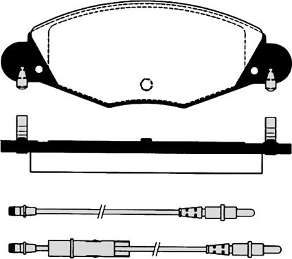 Spidan 32836 - Kit de plaquettes de frein, frein à disque cwaw.fr