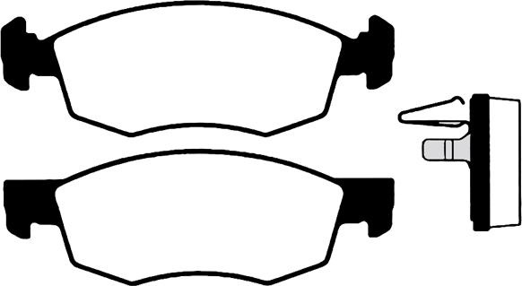 Raicam RA.0704.0 - Kit de plaquettes de frein, frein à disque cwaw.fr