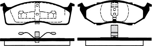 Raicam RA.0718.1 - Kit de plaquettes de frein, frein à disque cwaw.fr