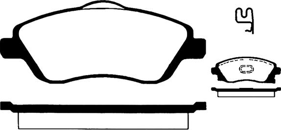 Raicam RA.0712.2 - Kit de plaquettes de frein, frein à disque cwaw.fr