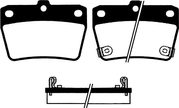 Raicam RA.0781.0 - Kit de plaquettes de frein, frein à disque cwaw.fr