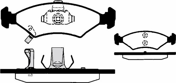 Raicam RA.0720.0 - Kit de plaquettes de frein, frein à disque cwaw.fr