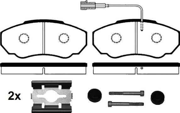 Raicam RA.0773.0K1 - Kit de plaquettes de frein, frein à disque cwaw.fr