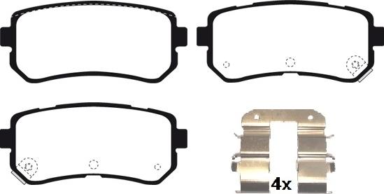 Raicam RA.1097.0K1 - Kit de plaquettes de frein, frein à disque cwaw.fr