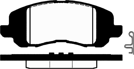 Raicam RA.1056.0 - Kit de plaquettes de frein, frein à disque cwaw.fr