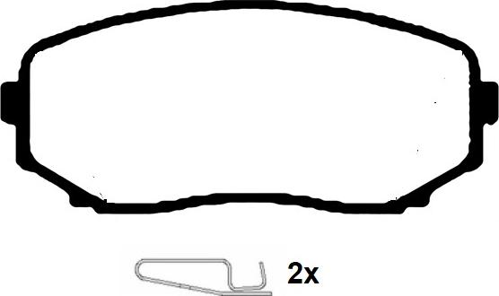 Raicam RA.1062.0 - Kit de plaquettes de frein, frein à disque cwaw.fr