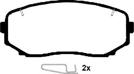 Raicam RA.1062.1 - Kit de plaquettes de frein, frein à disque cwaw.fr