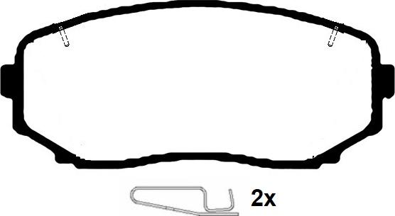 Raicam RA.1062.2 - Kit de plaquettes de frein, frein à disque cwaw.fr