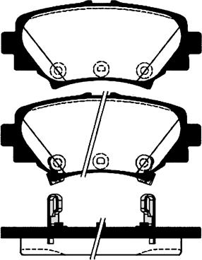 HELLA 8DB 355 034-891 - Kit de plaquettes de frein, frein à disque cwaw.fr