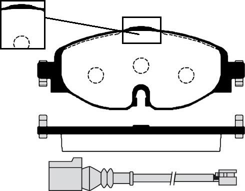 Raicam RA.1001.0 - Kit de plaquettes de frein, frein à disque cwaw.fr