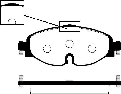 Raicam RA.1001.1 - Kit de plaquettes de frein, frein à disque cwaw.fr