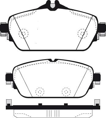 Raicam RA.1084.0 - Kit de plaquettes de frein, frein à disque cwaw.fr