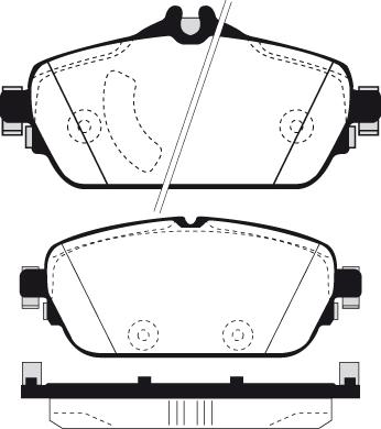 Valeo 671774 - Kit de plaquettes de frein, frein à disque cwaw.fr