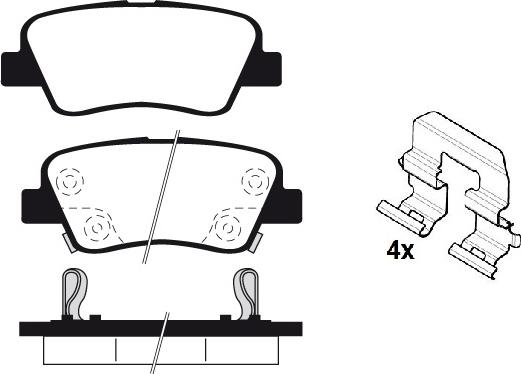 Raicam RA.1037.0K1 - Kit de plaquettes de frein, frein à disque cwaw.fr