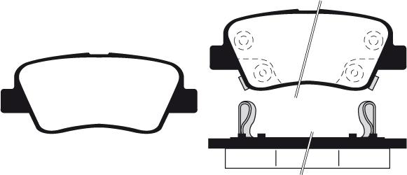 Raicam RA.1037.0 - Kit de plaquettes de frein, frein à disque cwaw.fr