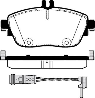 Raicam RA.1021.1 - Kit de plaquettes de frein, frein à disque cwaw.fr