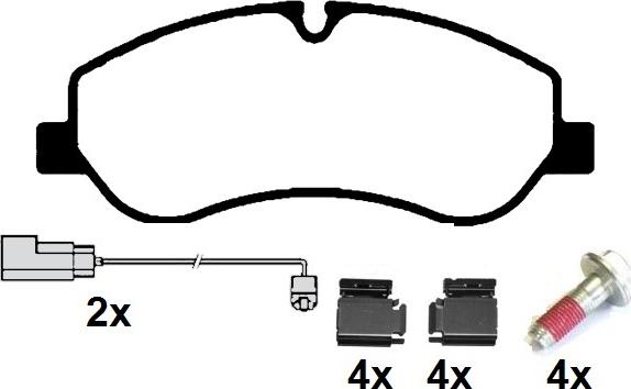 Raicam RA.1028.0K1 - Kit de plaquettes de frein, frein à disque cwaw.fr