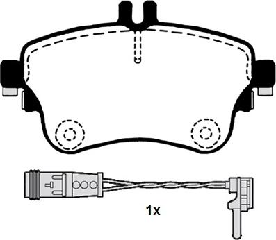 Raicam RA.1022.1 - Kit de plaquettes de frein, frein à disque cwaw.fr