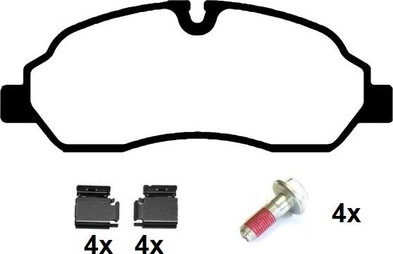 Raicam RA.1077.0K1 - Kit de plaquettes de frein, frein à disque cwaw.fr