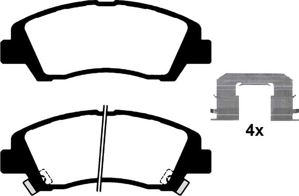 Raicam RA.1148.0K1 - Kit de plaquettes de frein, frein à disque cwaw.fr