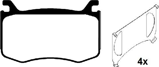 Raicam RA.1161.0 - Kit de plaquettes de frein, frein à disque cwaw.fr