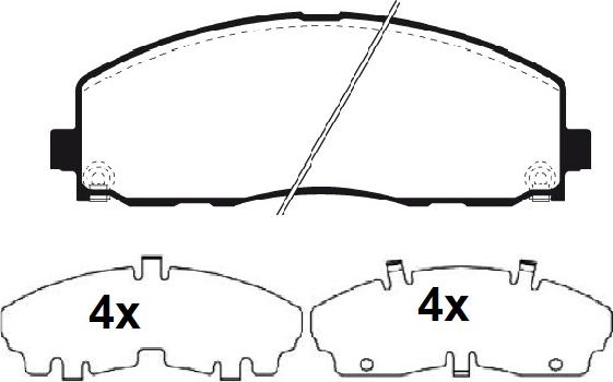 Raicam RA.1167.0 - Kit de plaquettes de frein, frein à disque cwaw.fr