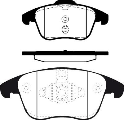 Raicam RA.1113.2 - Kit de plaquettes de frein, frein à disque cwaw.fr