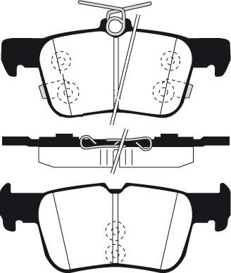 Raicam RA11125 - Kit de plaquettes de frein, frein à disque cwaw.fr